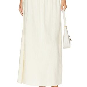 Who What Wear Cream Maxi Skirt